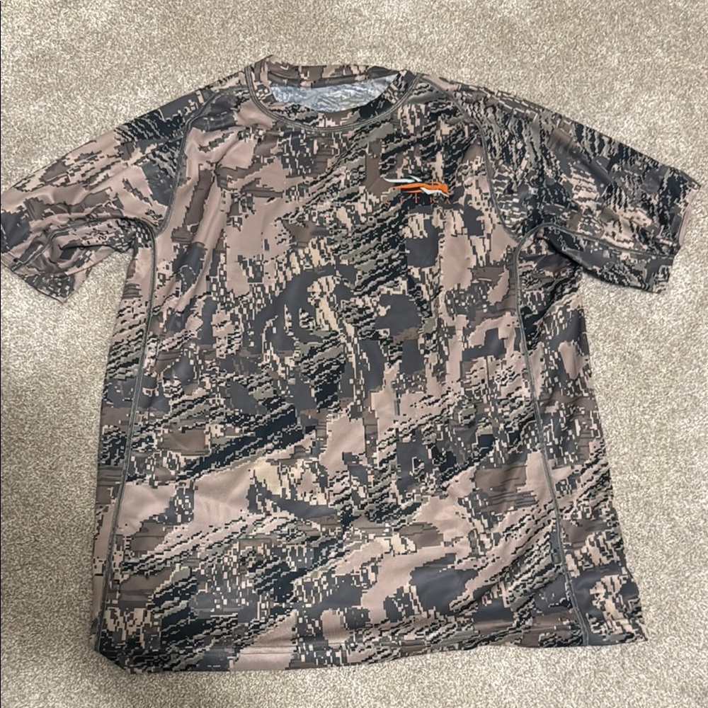 Men's Camouflage Sitka Short Sleeve Shirt